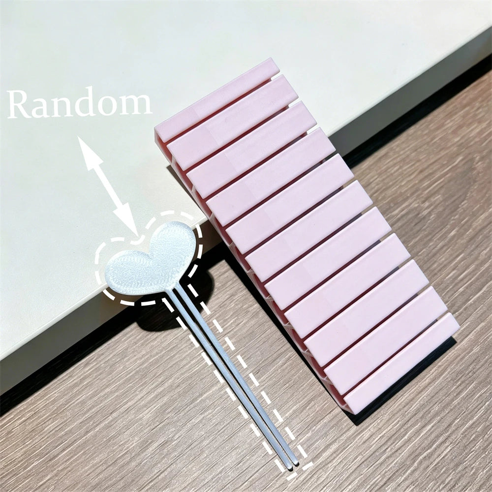 10-Slot Nail Transfer Paper Holder 3D Printed Organizer Box Foil Zpaxo Purple