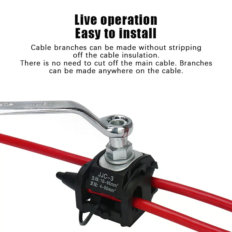 Insulation Piercing Connector 1KV No Peeling Clamp Low Voltage Cable Zpaxo
