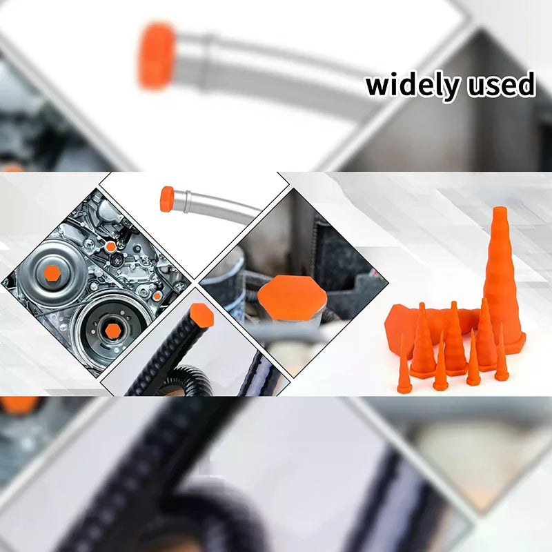 8 Hydraulic Oil Service Rubber Plugs Industrial Joints Heavy Zpaxo