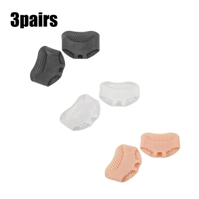 2-Pack Silicone Metatarsal Pads & Toe Separators | Forefoot Cushion