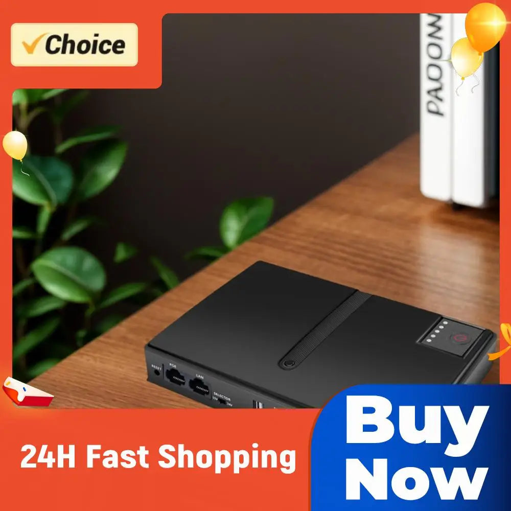 DC1036P DC UPS Uninterruptible Power Supply 5V9V12V 36W 10400mah
