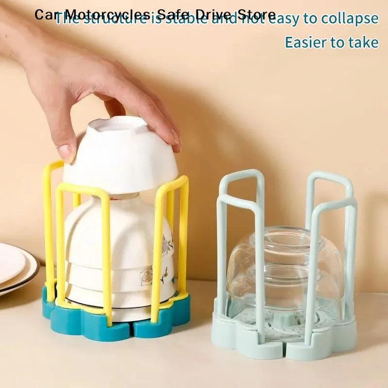 CMPractical Plastic Desktop Bowl Holder Removable Multifunctional