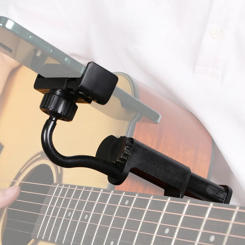 Guitar Phone Clip Holder Adjustable Smartphone Mount Video Recording