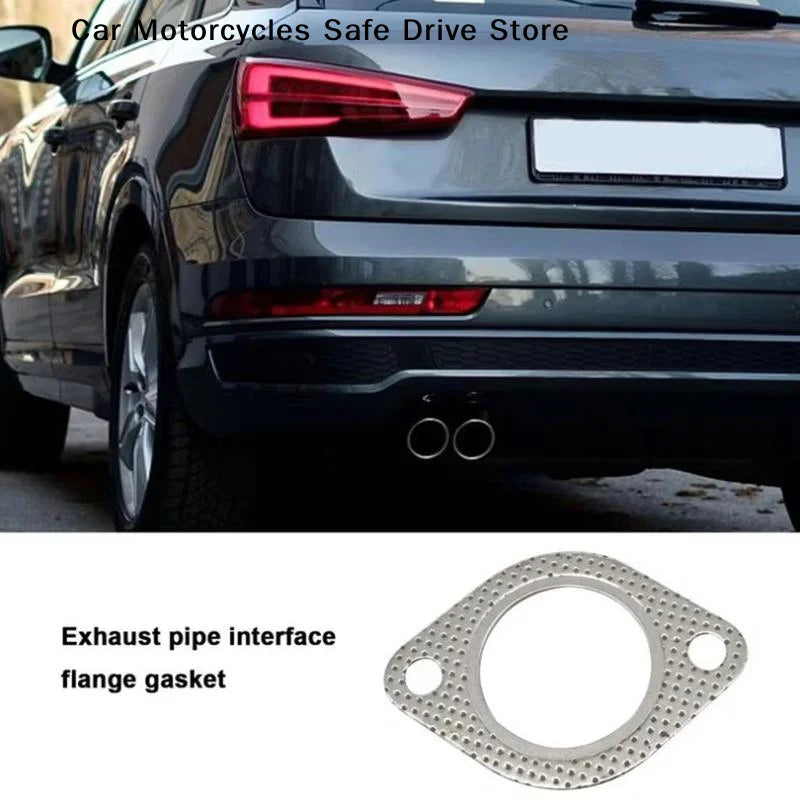 CM1Pc Durable Temp Reinforced Exhaust Flange Gasket Universal Fit Car