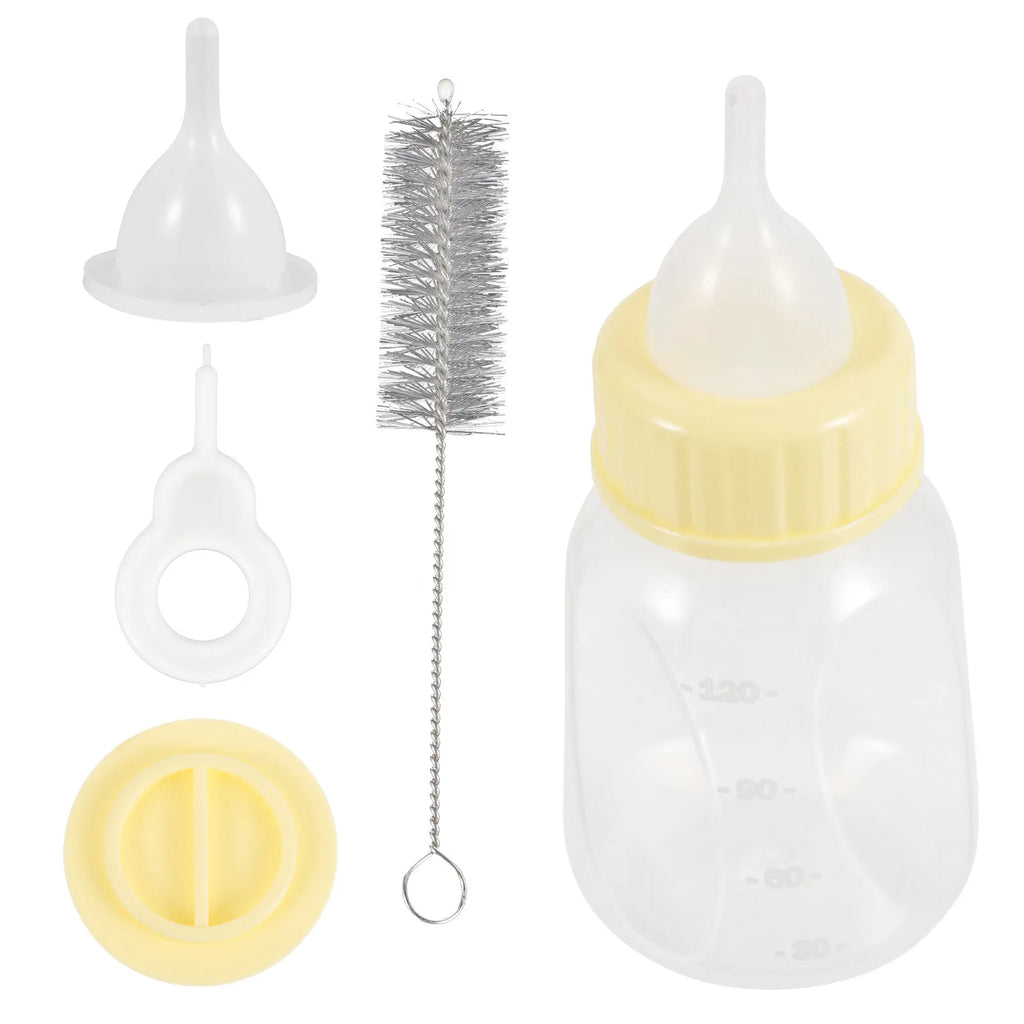Puppy Kitten Nursing Bottle Reusable Elastic Leak Proof Pet Milk