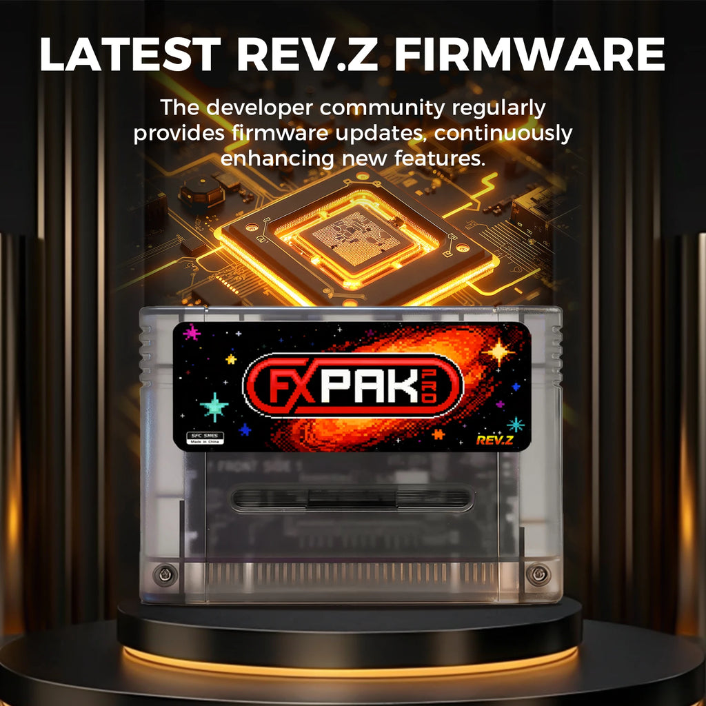 Ultimate Version Rev.Z FXPak Pro Flash Cart for SNES/SFC Video Console All Enhancement Chips & MSU-1 Open Source Multi Cartridge Zpaxo