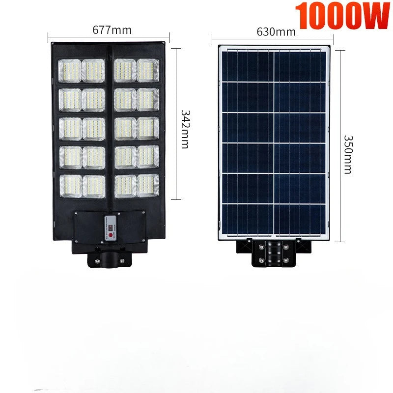 1200W LED Solar Street Light Super Bright Motion Sensor Outdoor Security Lamp with Pole Sun Street Light Zpaxo 800LED-1000W China Mainland