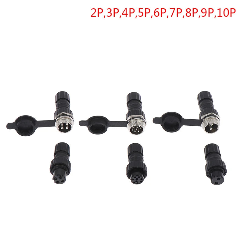 QL16 Waterproof Aviation Plug 2–10 Pin Welded Connector Socket Electrical Connector Zpaxo