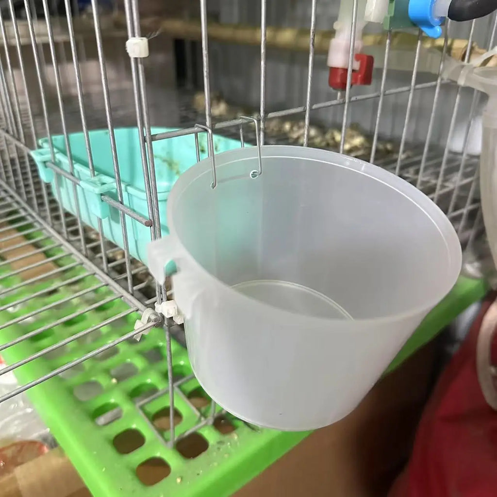 Poultry Feeder Bowl Bird Chicken Waterer Cups Pigeon Drinking Machine