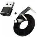 Foldable Charging Cable Integrated Stand Fast Phone Tablet 240W