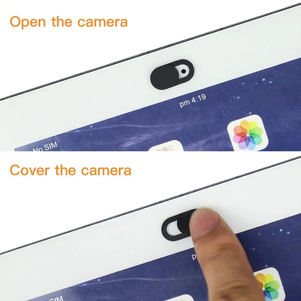 Webcam Cover Slider 3/5 Pack – Laptop, Mac, iPad & PC Webcam Privacy Cover Zpaxo