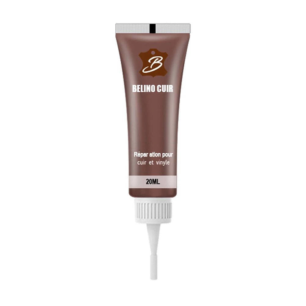 20ML Car Auto Leather Filler Repair Cream for Car Seats Sofa Scratch Restoration Cracks Repair Tool Cleaner Repair Liquid Zpaxo Coffee