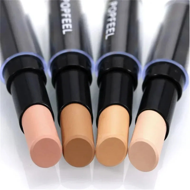 4 Colors Facial Foundation Concealer Stick Lasting Coverage Dark Skin