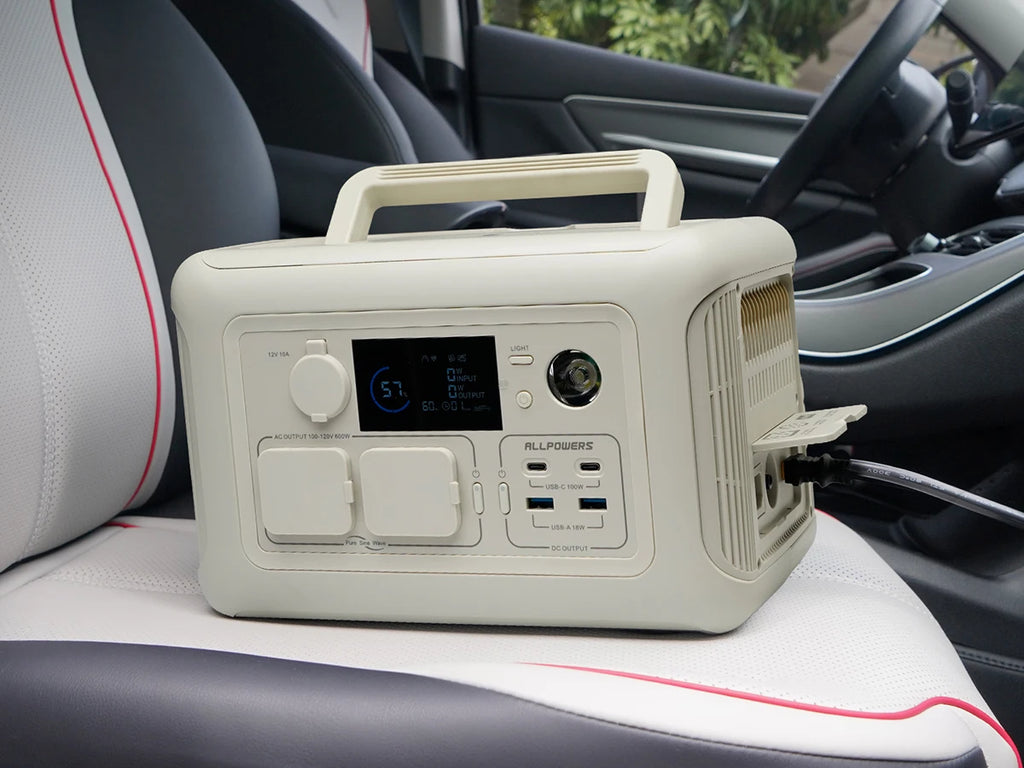 ALLPOWERS R600 Portable Power Station 600W 299Wh LiFePO4 Solar Zpaxo