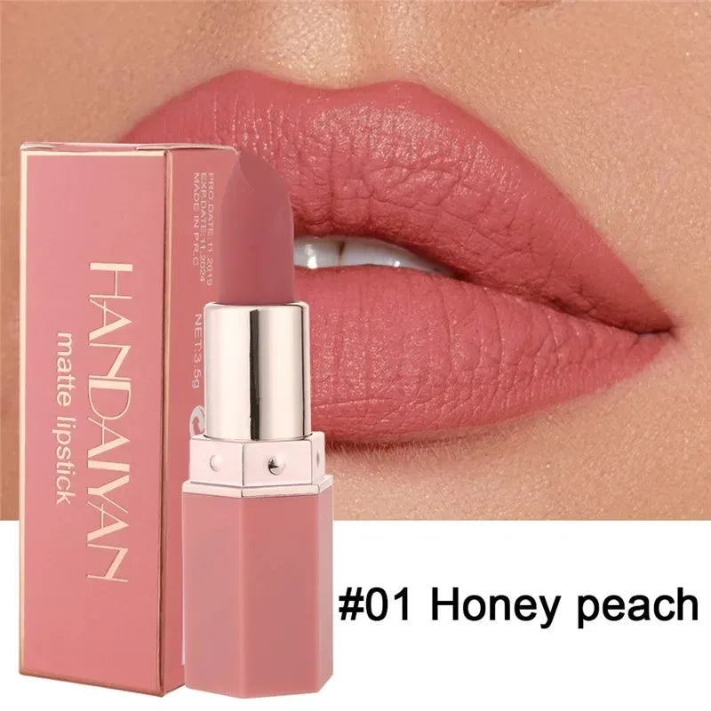 Matte Velvet Lipstick Waterproof Lasting Purple Tint Lip Gloss Non