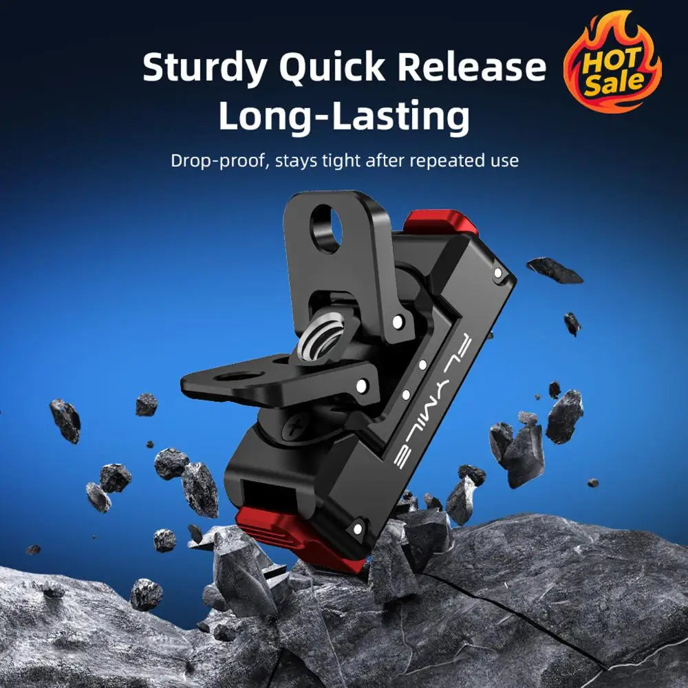 Magnetic Action Camera Adapter with 1/4 Screw Hole Quick-Release Mount Compatible for DJI OSMO Action 5 Pro/4 Accessories Zpaxo