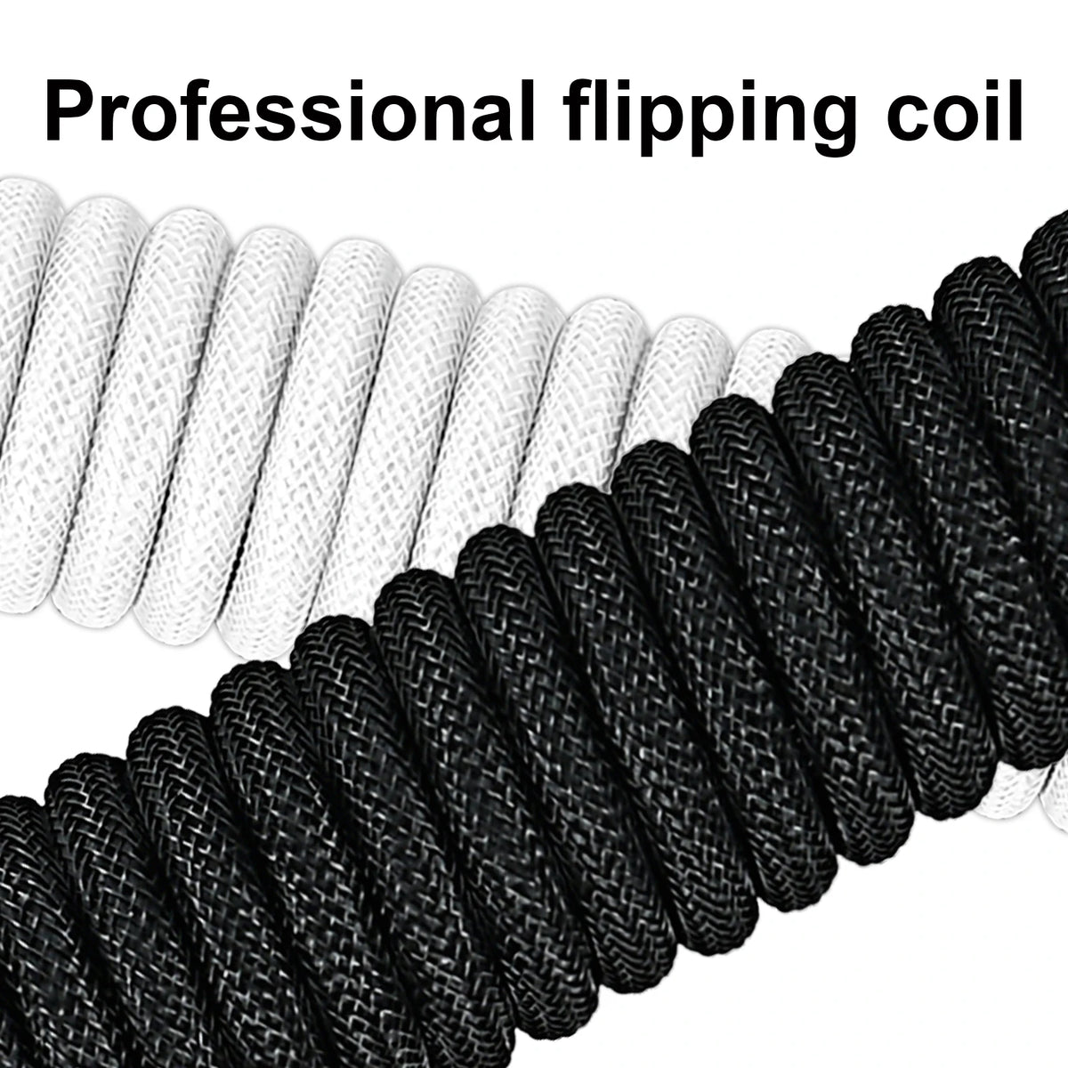 Mechanical Keyboard Coiled Cable Aviator Type-c USB Connector Zpaxo