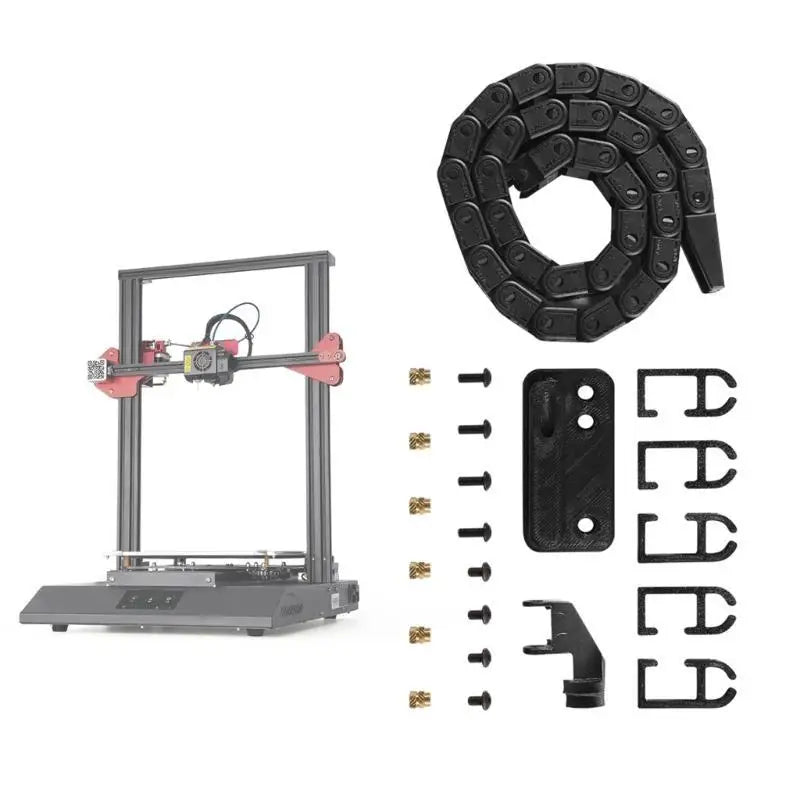652F Ultralight Drag Cable Chain Assembly Bambu Lab P1P 3D Printer Zpaxo