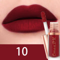 Dark Red Matte Velvet Lip Gloss Nude Brown Lip Glaze Lasting Moisturizing Non-stick Cup Fading Waterproof Liquid Lipstick Makeup Zpaxo 10