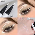 Ultra-thin Matte White Eyeliner Liquid Pen Waterproof Sweat-proof