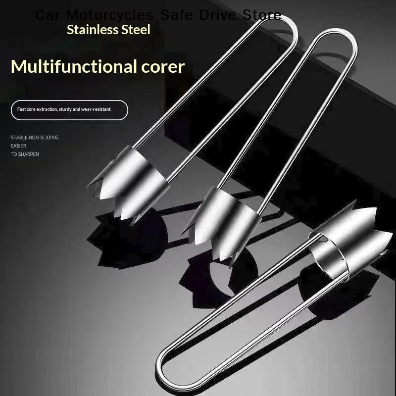Stainless Steel Corer Tool Fruits Veggies Like Apples Peppers