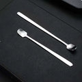 1PCS Stainless Steel Long Handle Ice Spoon Tableware For Candle Stirring Spoon , Stainless Steel Spoon for Candle Making Zpaxo 2pcs