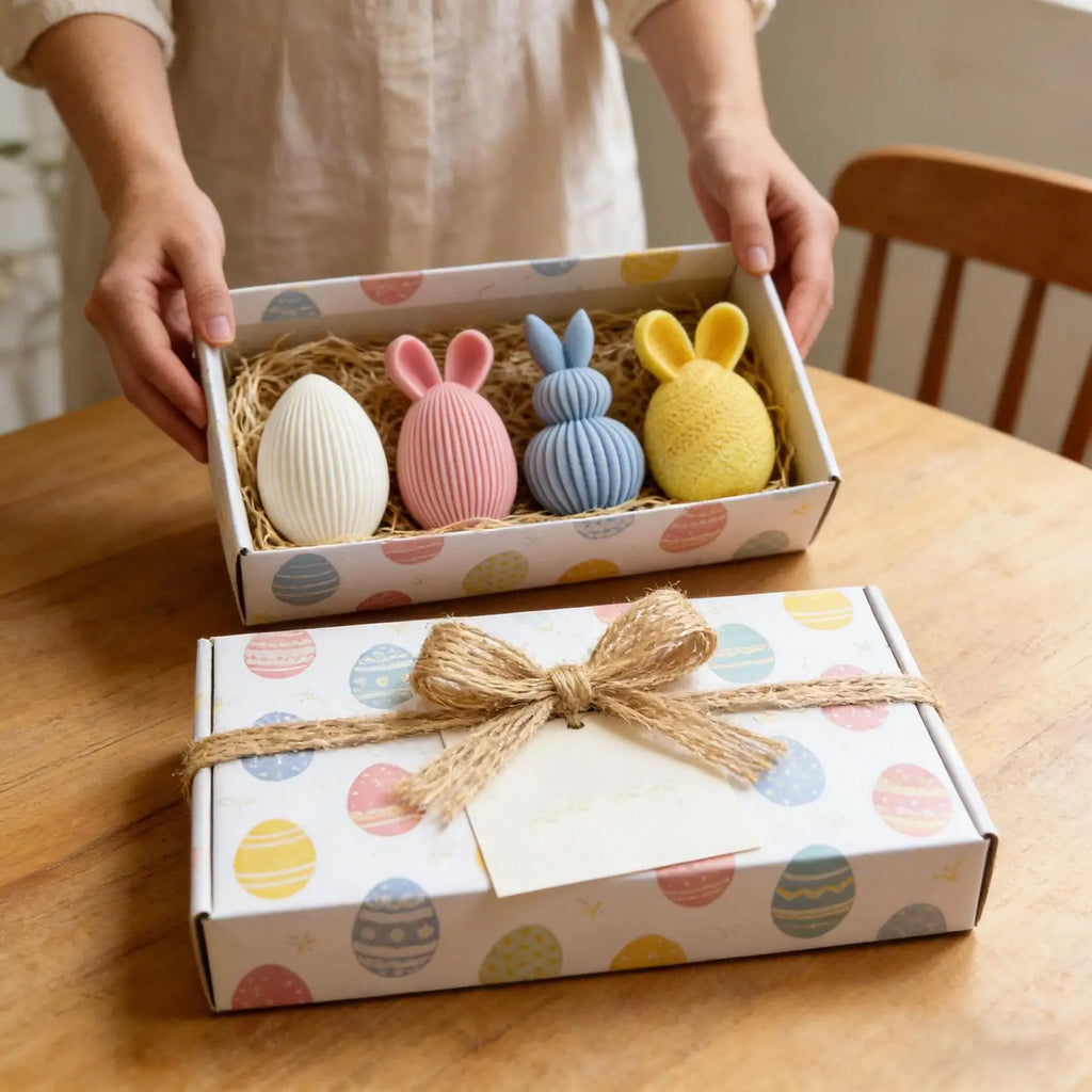 Easter Silicone Candle Molds Bunny Egg Chocolate Soap Resin Casting