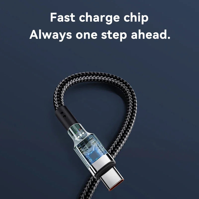 120W Fast Charger PD Quick Charging USB C Cable Iphone 15 Max Samsung