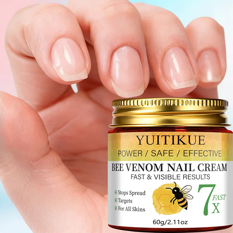 Bee Venom Nail Care Cream – Strengthens & Smooths Nails 60g Nail Treatment Cream Zpaxo