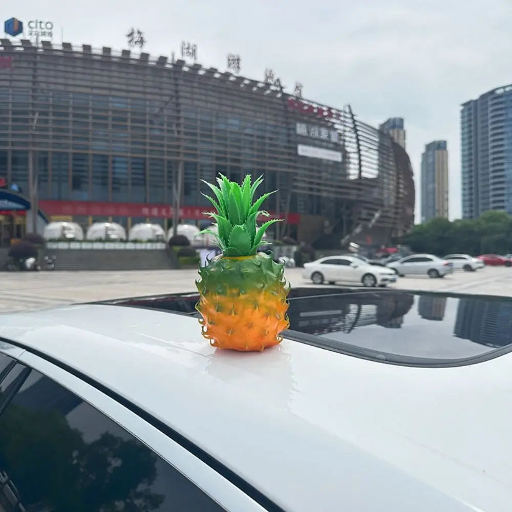 Unique Pineapple Car Trunk Decor Decoration Three-dimensional 3D Zpaxo