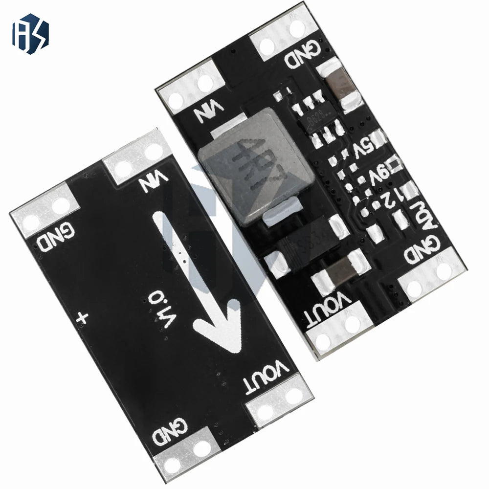 EGBO 2A Mini Boost Board XL3608 5V 9V 12V DC-DC Switch Step Up Power Module 2.5V-11.5V Input Voltage Zpaxo