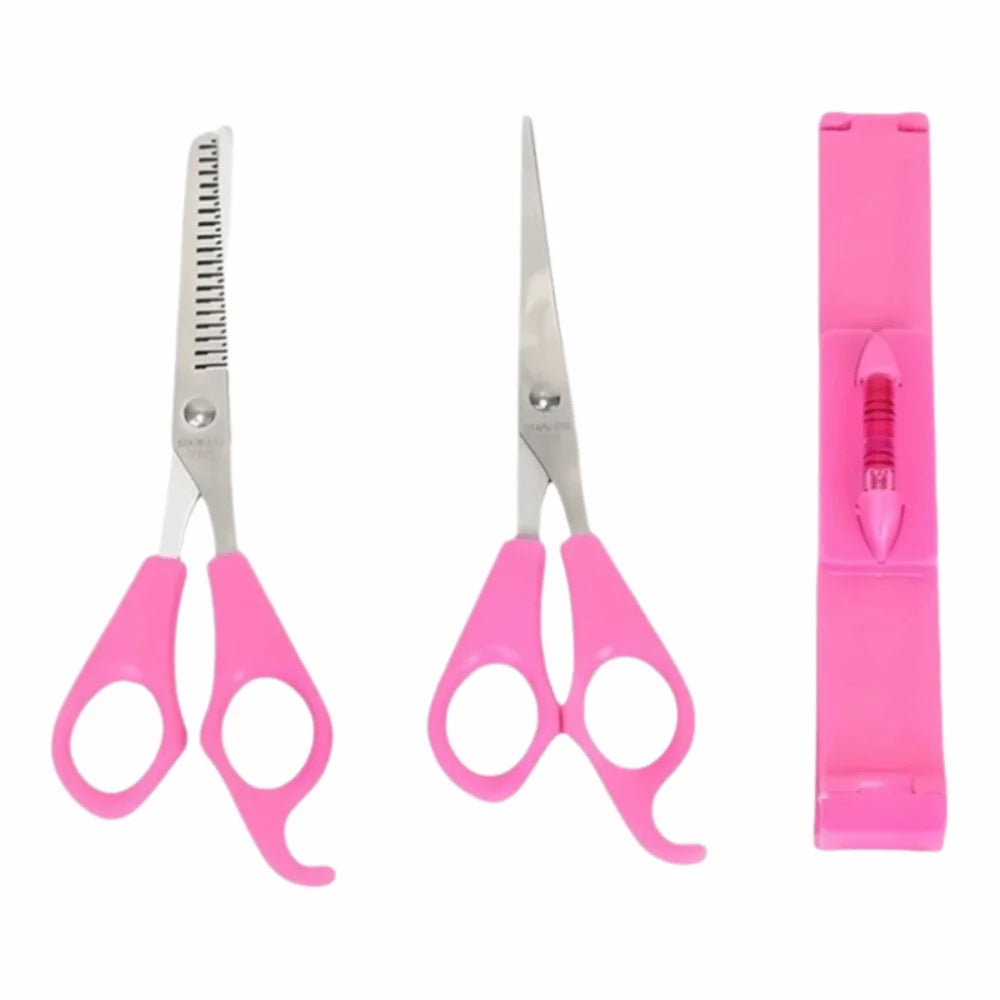 Precise Bangs Trimming Tool Point Cuts Thinning Shears Kids Cutting Zpaxo Rose Red