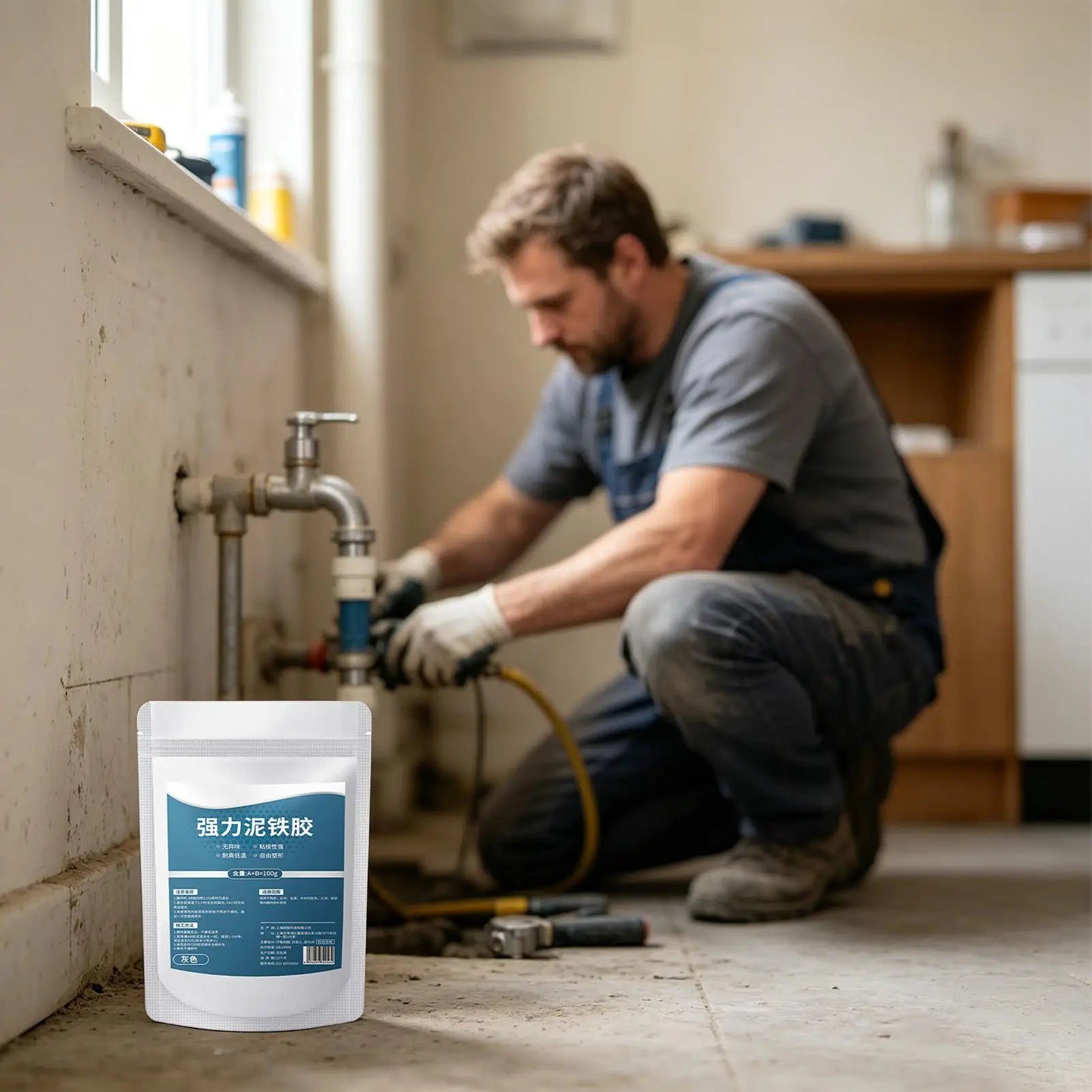 Epoxy Putty Heat Resistant Waterproof Repair Filler Metal Wood