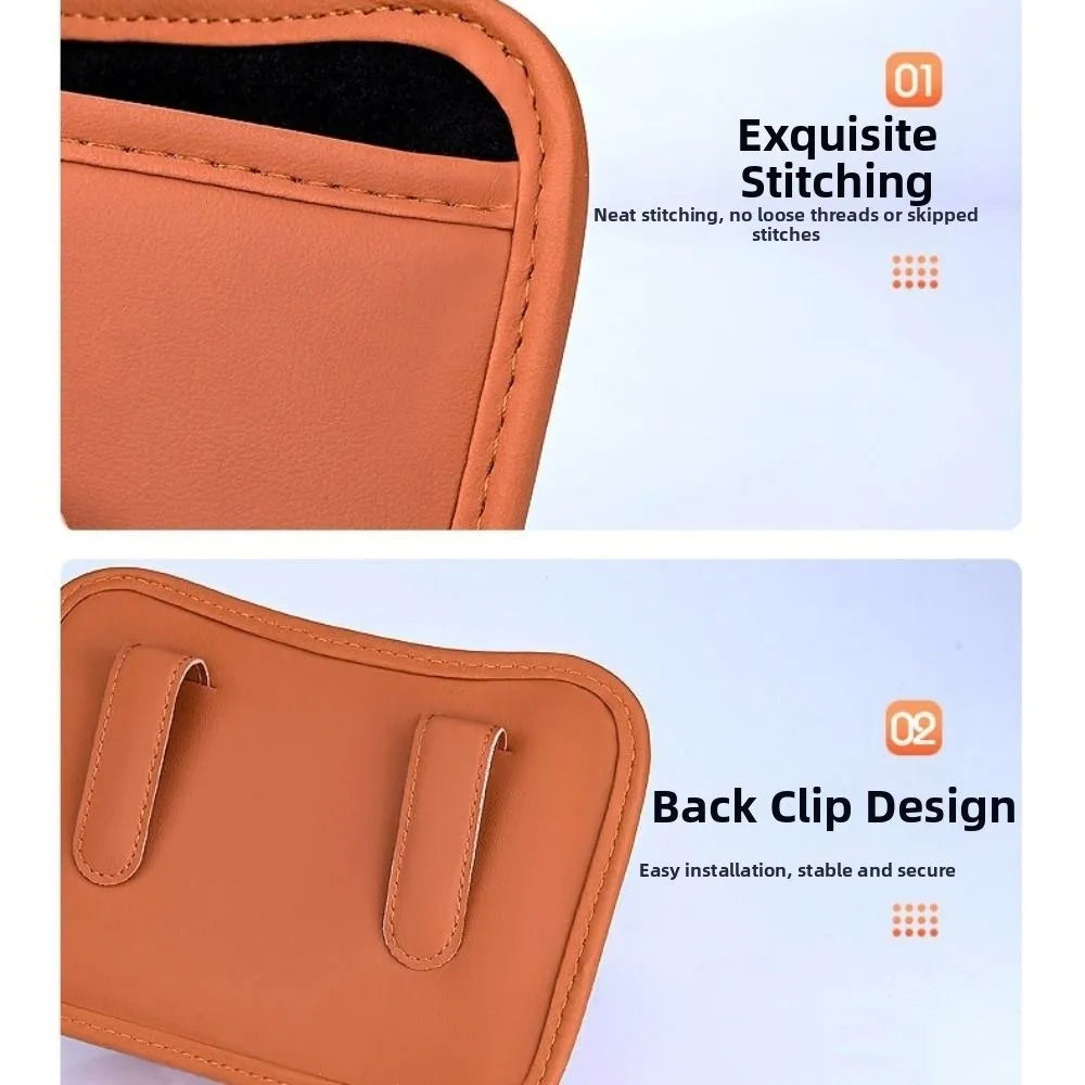 Leather Car Cup Holder Space Saving Waterproof Door Storage Box Zpaxo