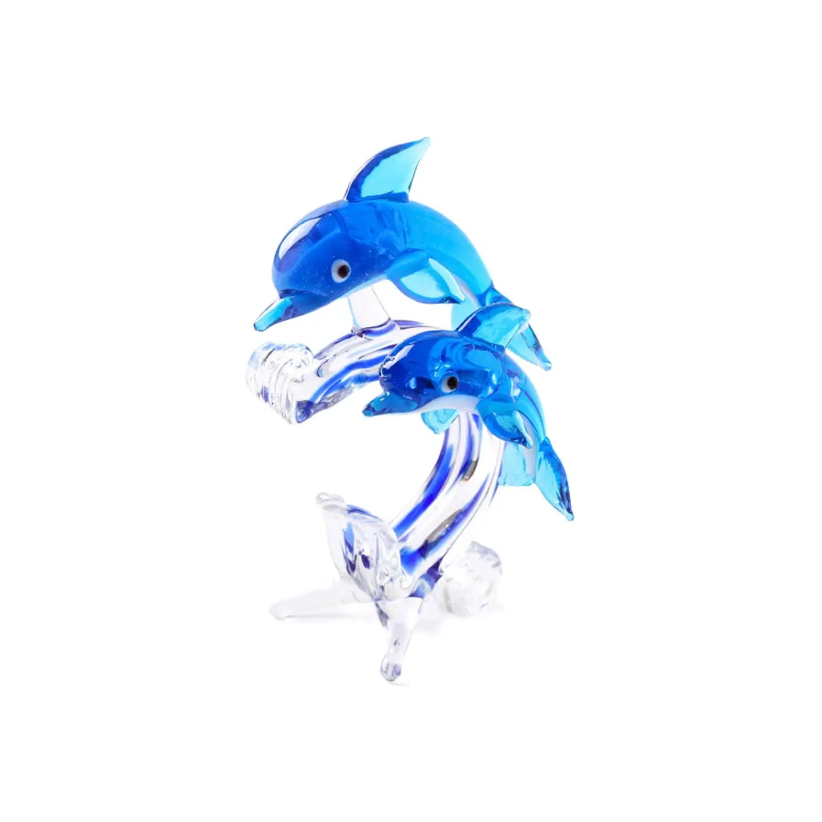 Dolphin Statue Cabinet Collectible Living Room Present Decors Home Office Bedroom Desk Figurine Decoration Dolphin Miniature Zpaxo D