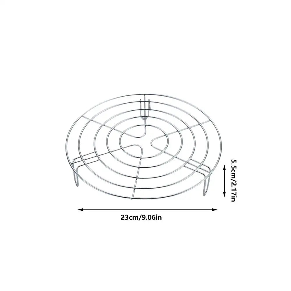 Stainless Steel Steaming Rack Pot Stand Cooling Trivet Pressure