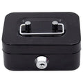 Money Boxes Lockable Keys Portable Made Metal Small Safety Lock
