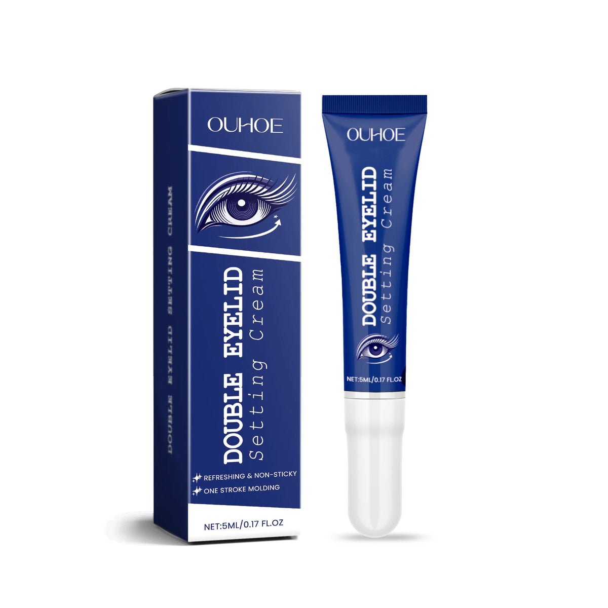Double Eyelids Shaping Cream Traceless Tightening Waterproof Enhance Eye Styling Quick Dry Lasting Lifting Eyelid Defining Cream Zpaxo 5ml boxed