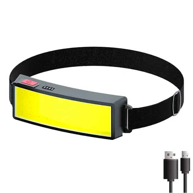 ESMARTER COB LED Rechargeable Headlamp – 3 Modes, Waterproof LED Headlamp Zpaxo G14 headlight