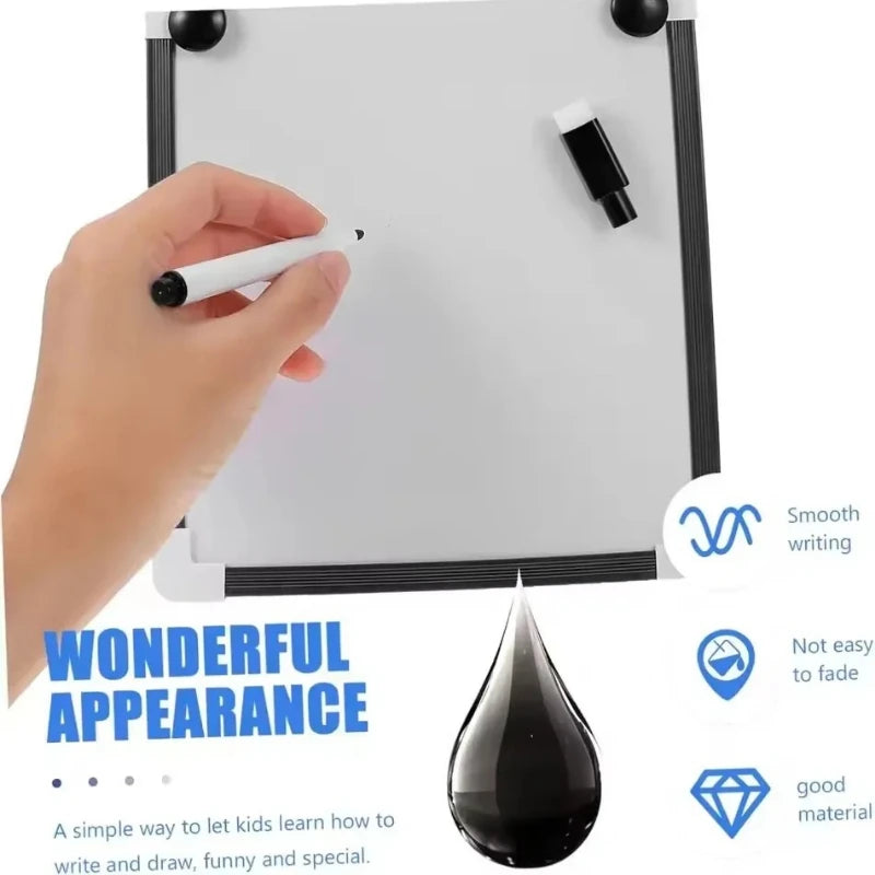 Magnetic Dry Erase Markers with Eraser Cap White Board Marker for Office Whiteboards Drawing Pen Dry Erase with Built-in Eraser Zpaxo