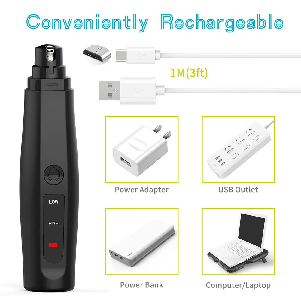 Pet Nail Clipper Grinder Dogs Cat Electric Grinders Heavy Duty