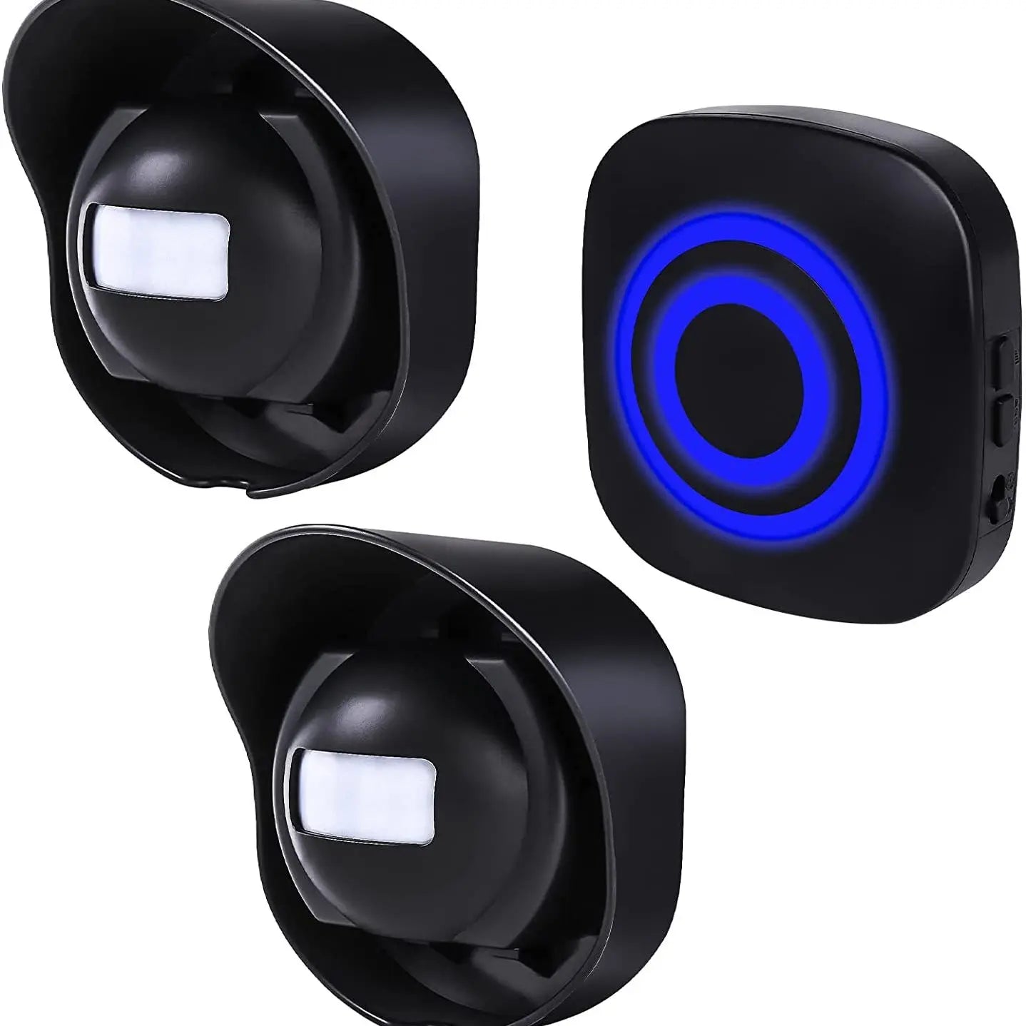 Multi-functional Wireless Driveway Alarm 1 Receiver 2 Transmitters With 38 Chimes Waterproof Outdoor Motion Sensor Alarm Zpaxo 2 sensors 1 receiver US