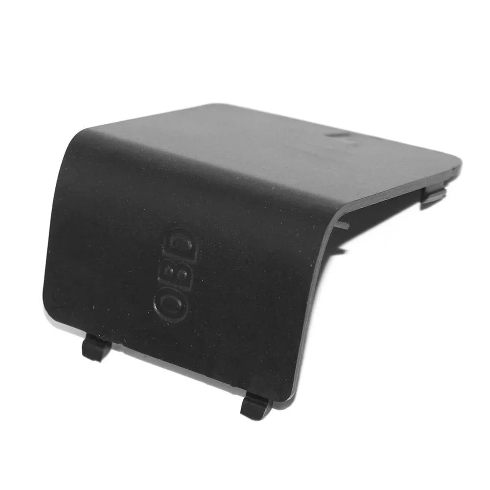 OBD Diagnostic Plug Cover Kick Panel Trim Cap Car Interior Kick Plate Cover for BMW 1 Series E81 E82 E84 E87 E88 Zpaxo black