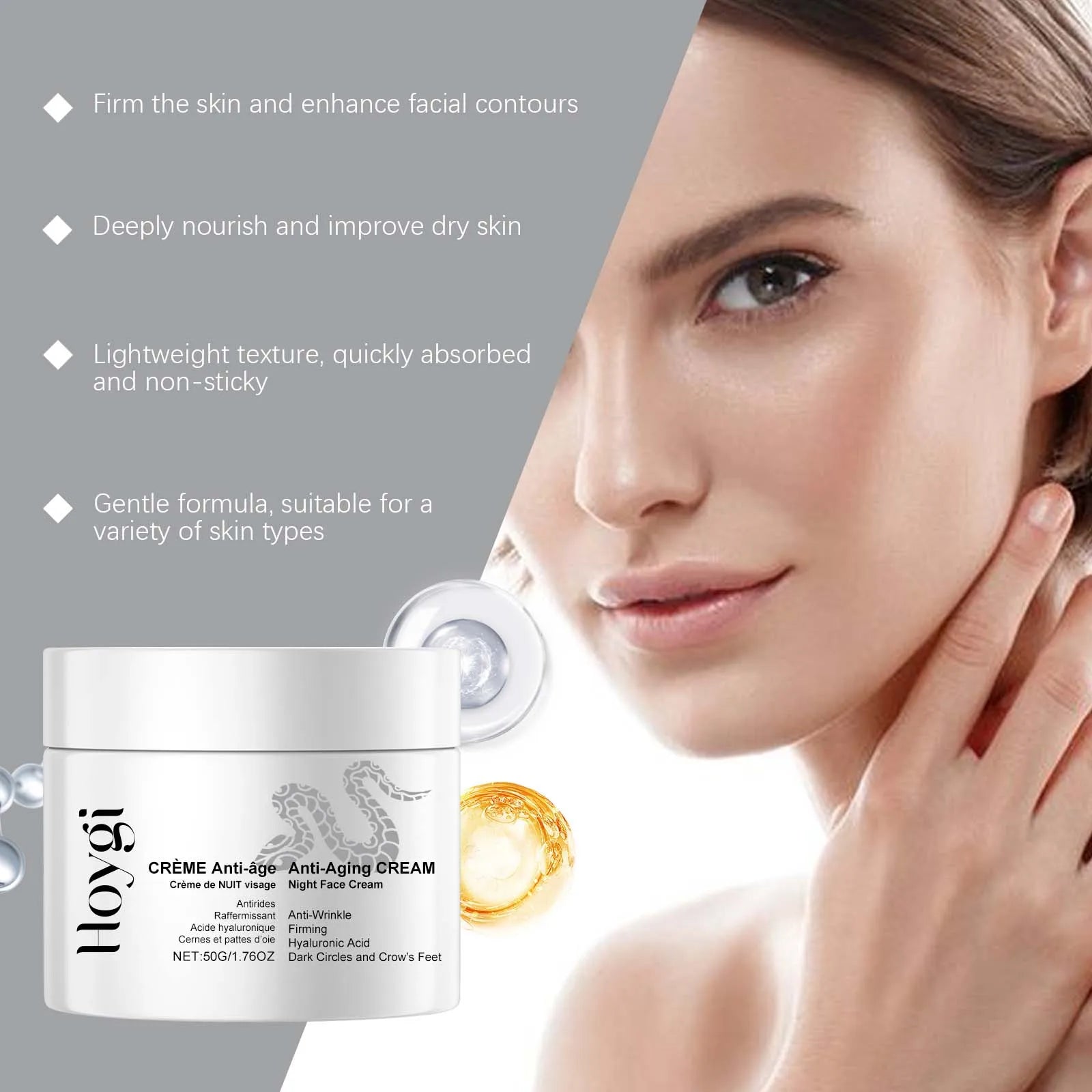Daily Moisturizer Deep Hydration Lock Night Cream Stabilizing Zpaxo