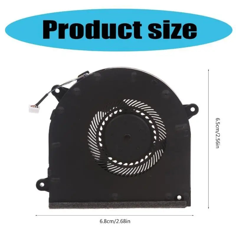 652F CPU GPU Fan DC5V Cooling for Legion Y540-17 Y540-17IRH GTX1660 Notebook CPU Cooler Radiator Laptop Heatsink Zpaxo