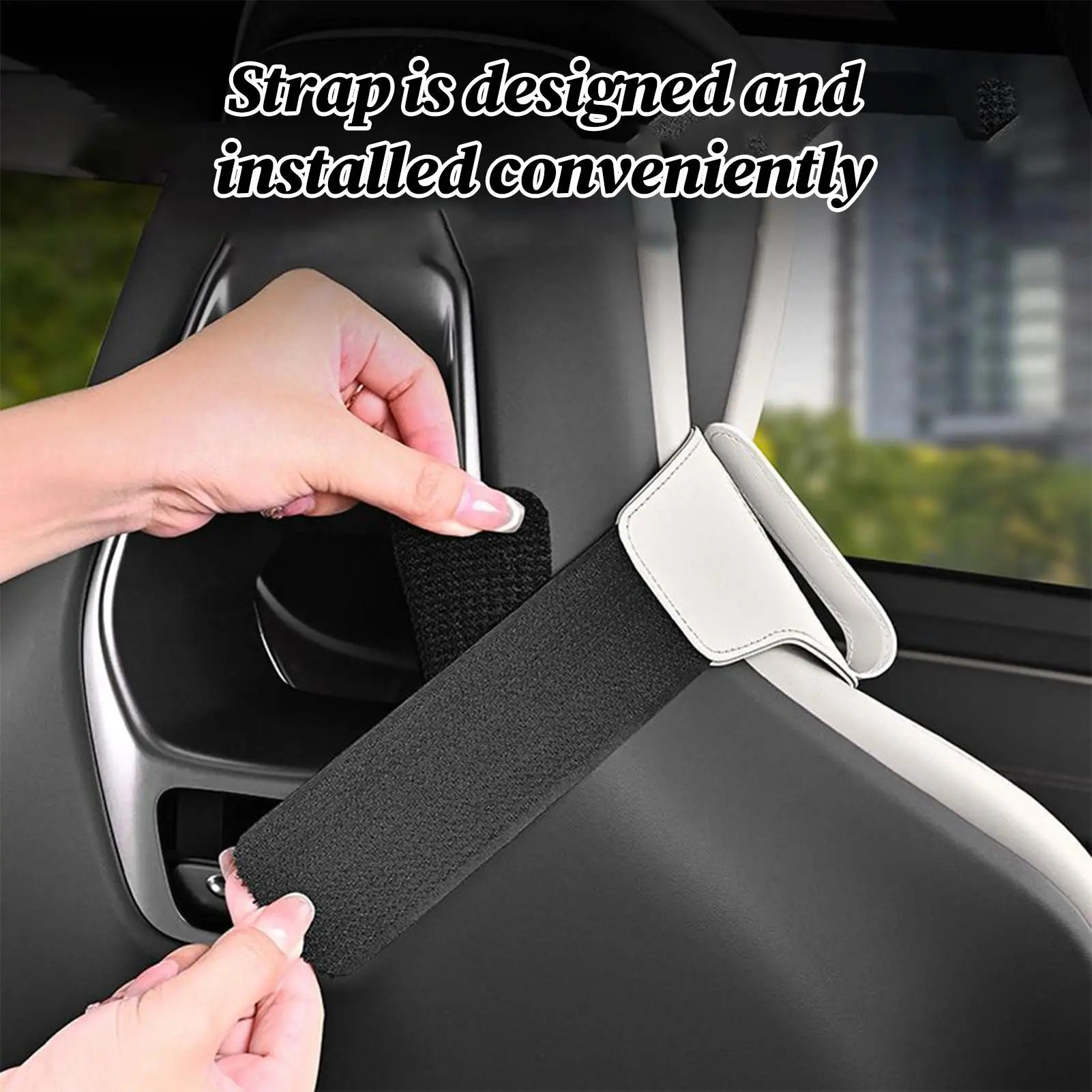 Car Seat Belt Adjuster Shoulder Strap Comfortable Safety Locking Clip