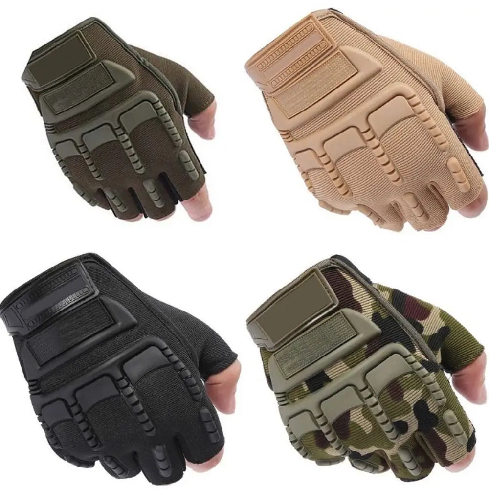 Resistant Motorcycle Equipment Accessories Fingerless Guantes Men's Zpaxo