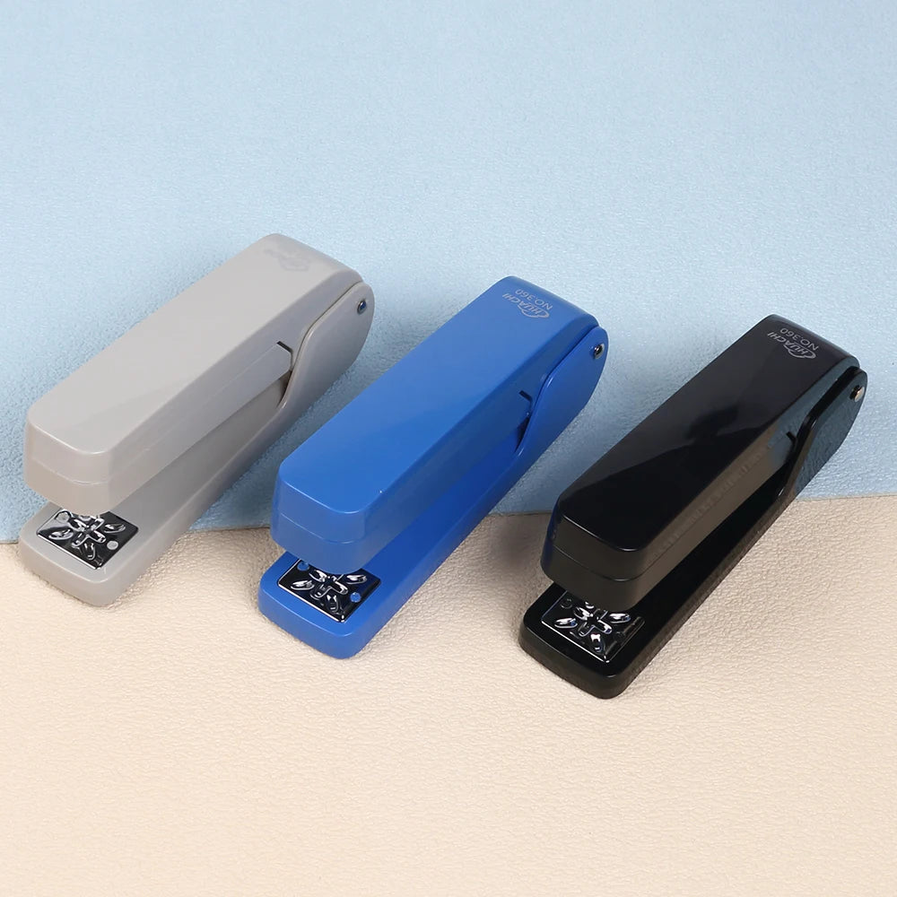 360-Degree Rotate Stapler Business Office Stationery School Classroom Bookbinding Supplies Stapler 25 Sheets Of Paper Capacity Zpaxo