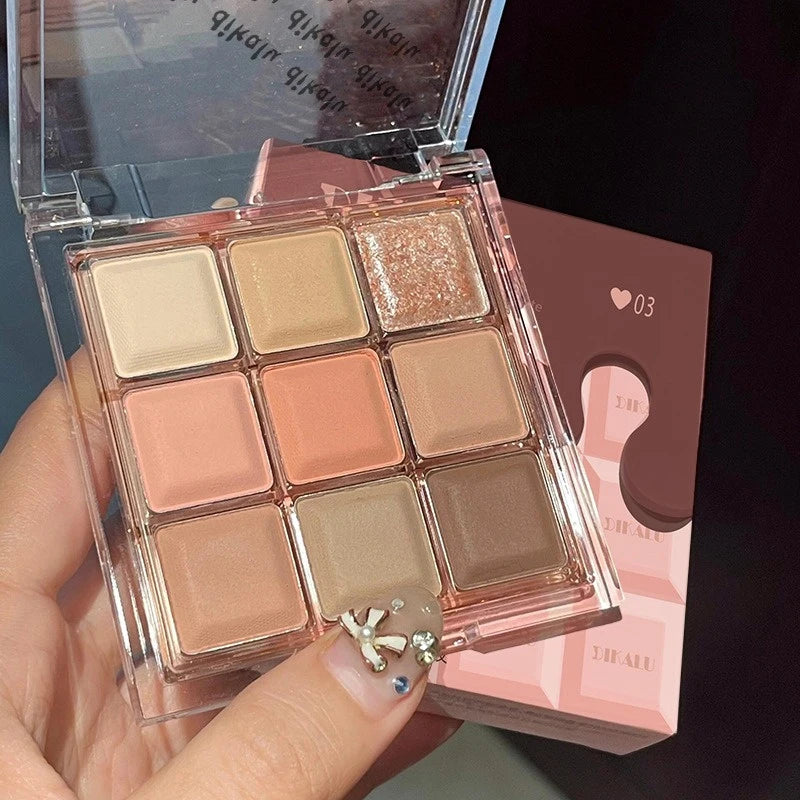 Black Pink Smoky Eye Shadow Palette Pearlescent Matte Chocolate Eyeshadow Palette Long Lasting Eyes Base Shade Powder Cosmetics Zpaxo