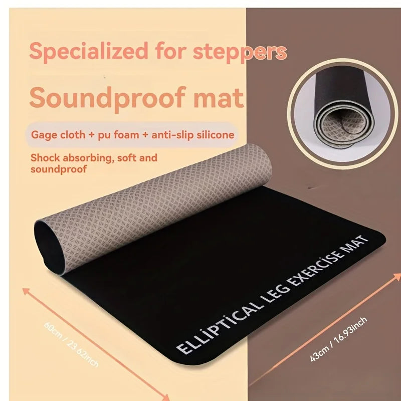 Soundproof Shock-absorbing Stepping Machine Mat Made PU Material Anti Zpaxo